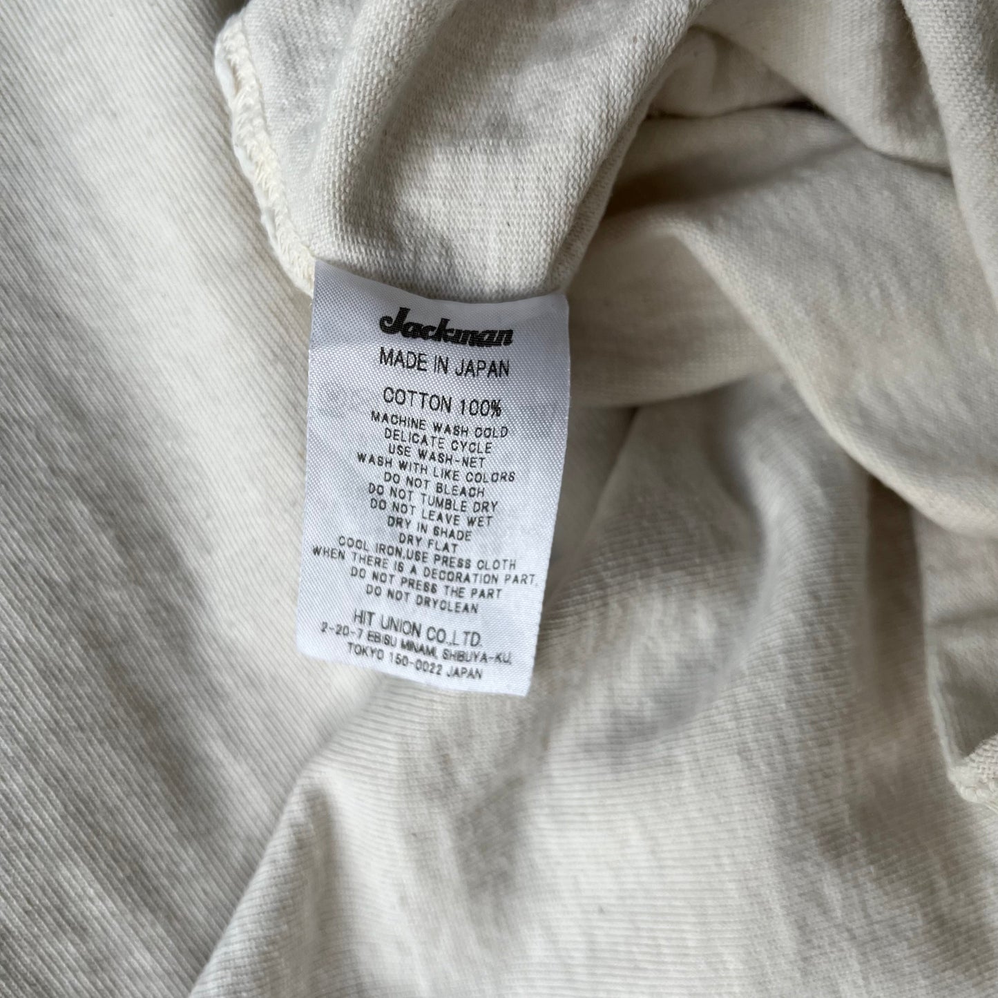 T-shirt manches courtes en coton épais
