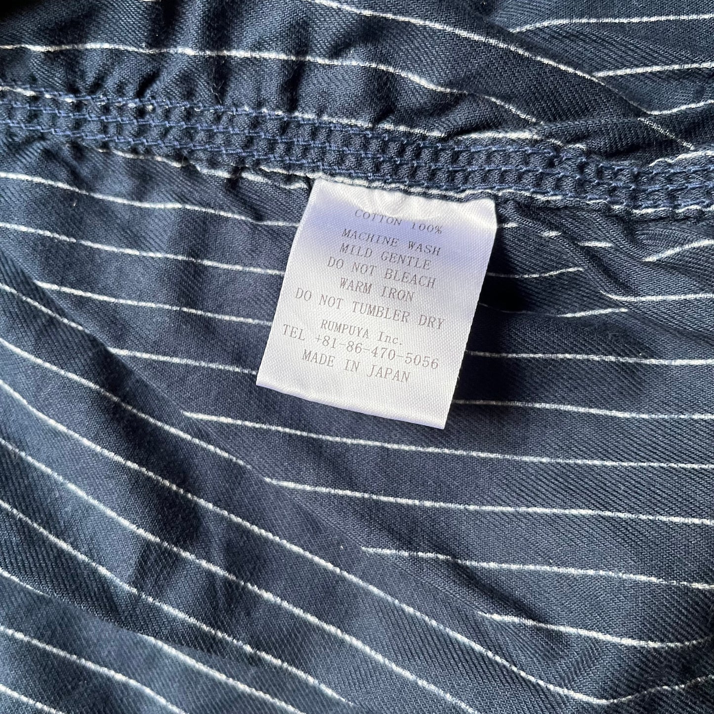 Chemise rayée de prisonnier