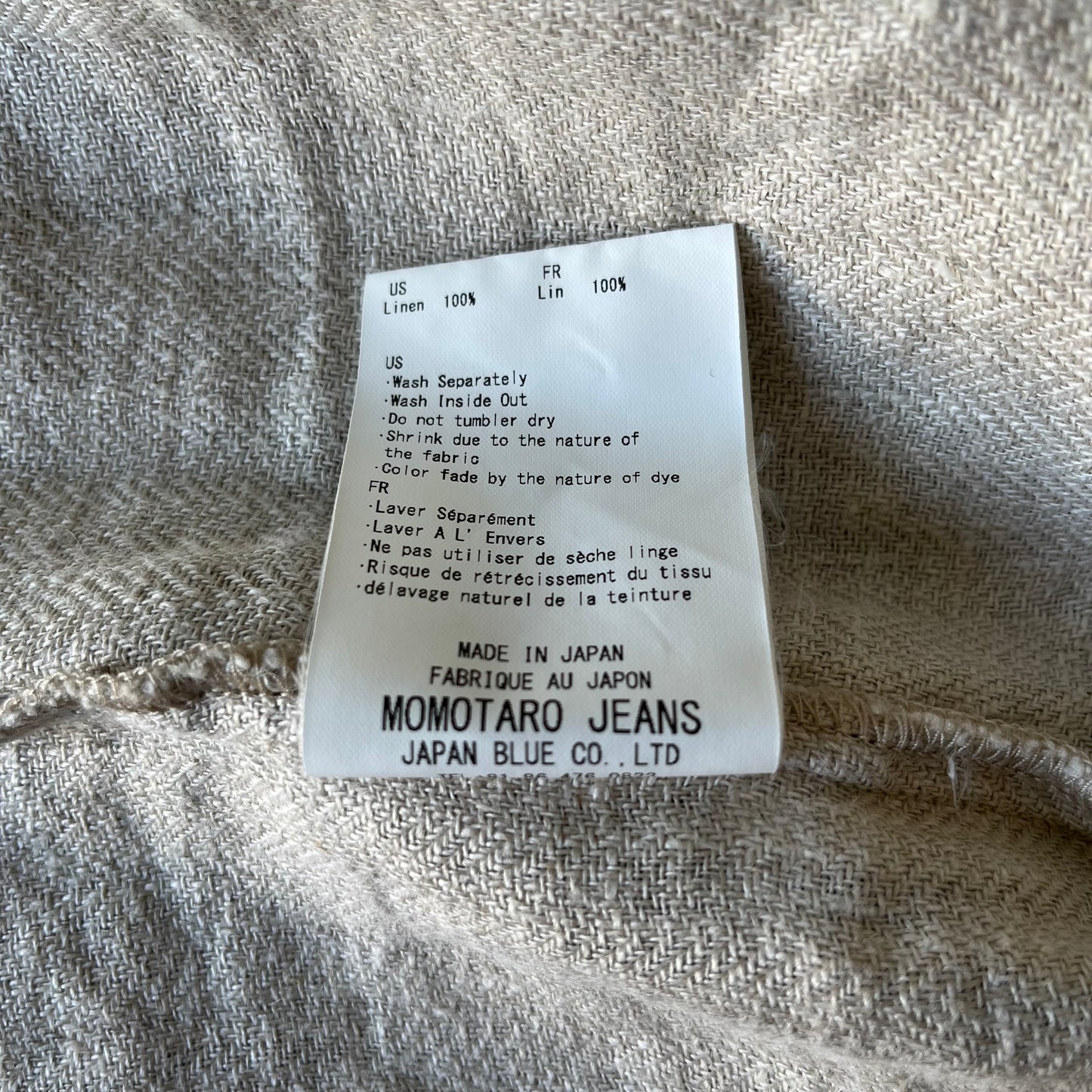 Veste légère en lin