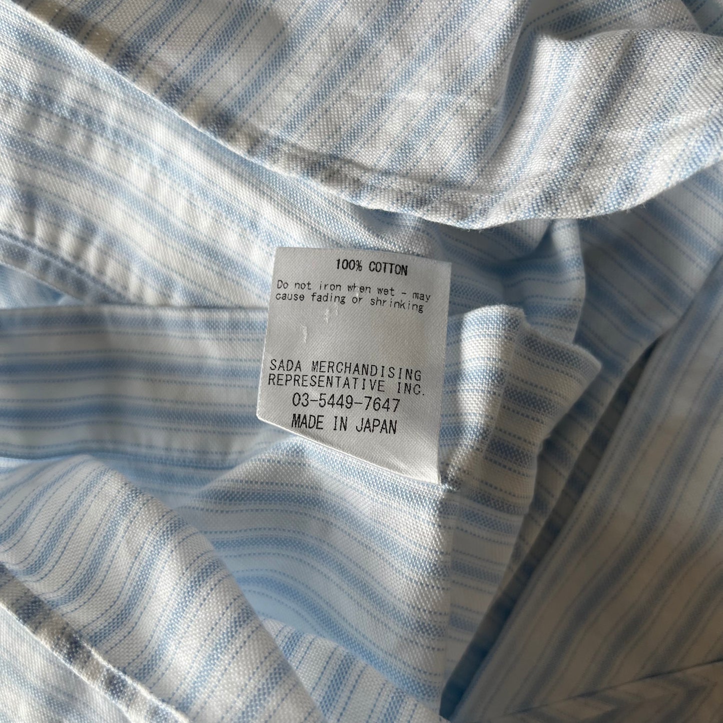Chemise à rayures