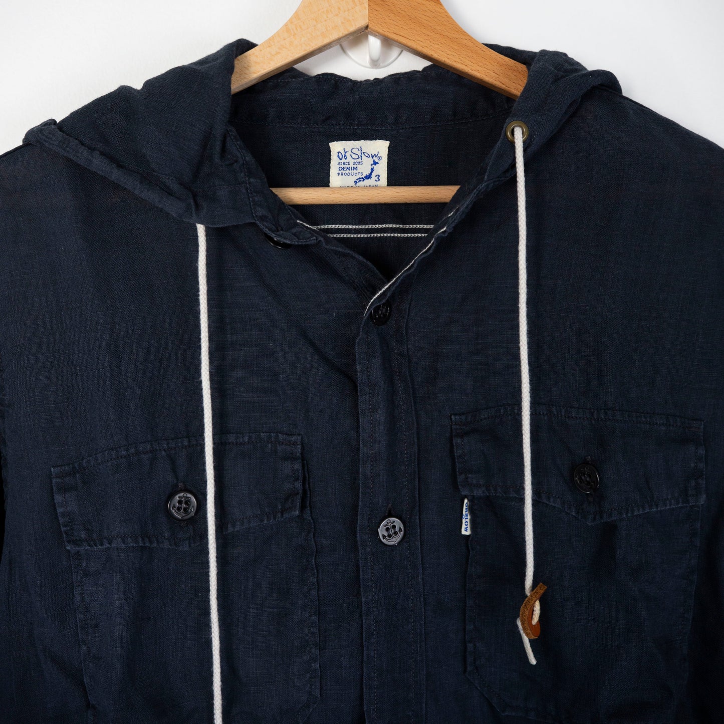 Chemise smock avec capuche