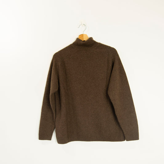 Pull col roulé en laine