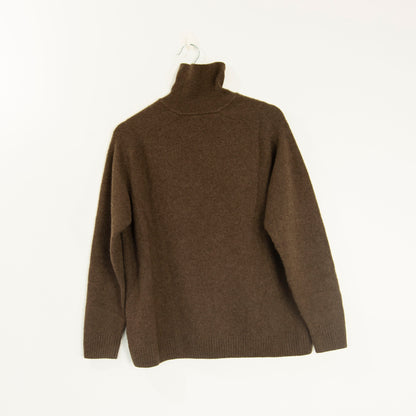 Pull col roulé en laine