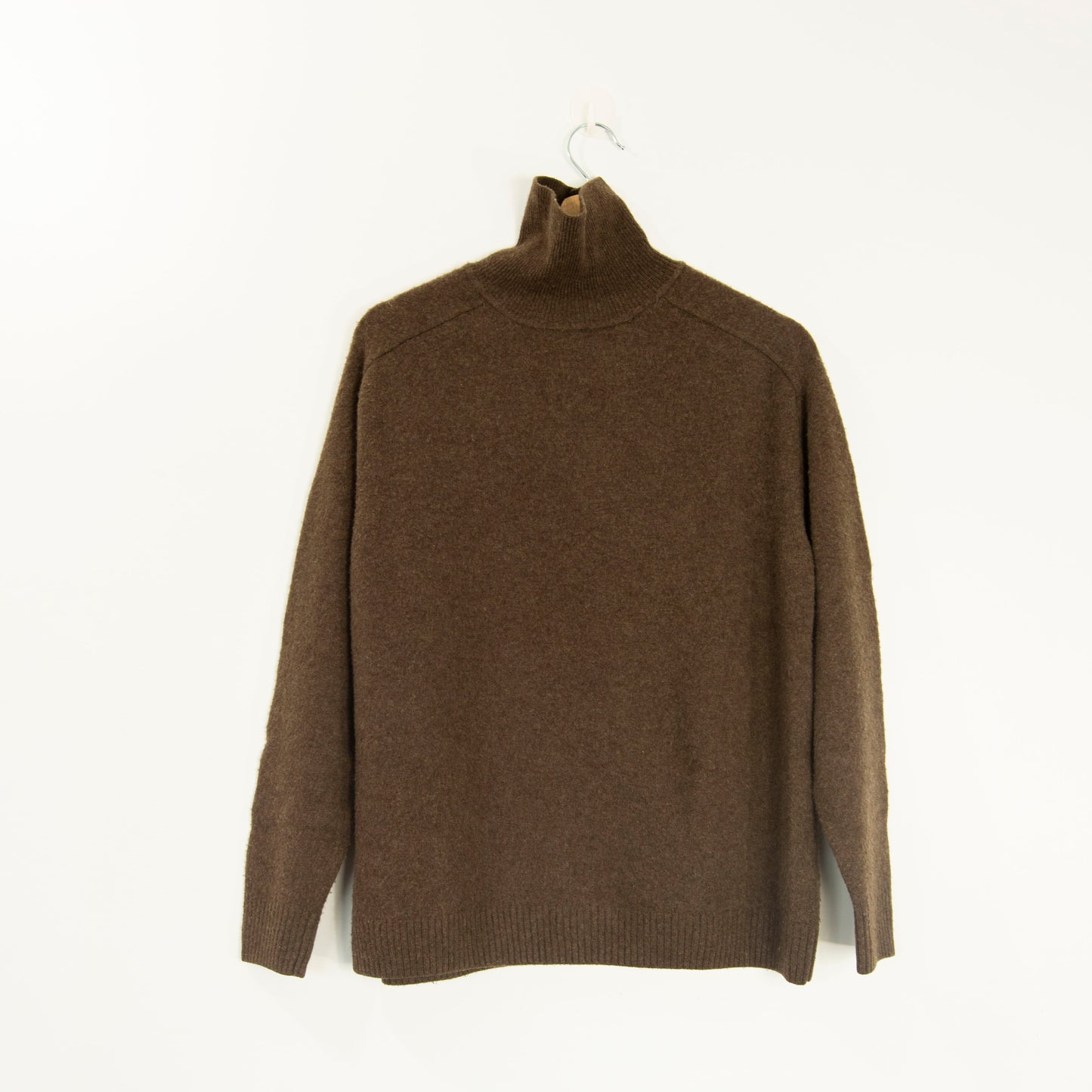 Pull col roulé en laine