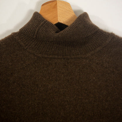 Pull col roulé en laine