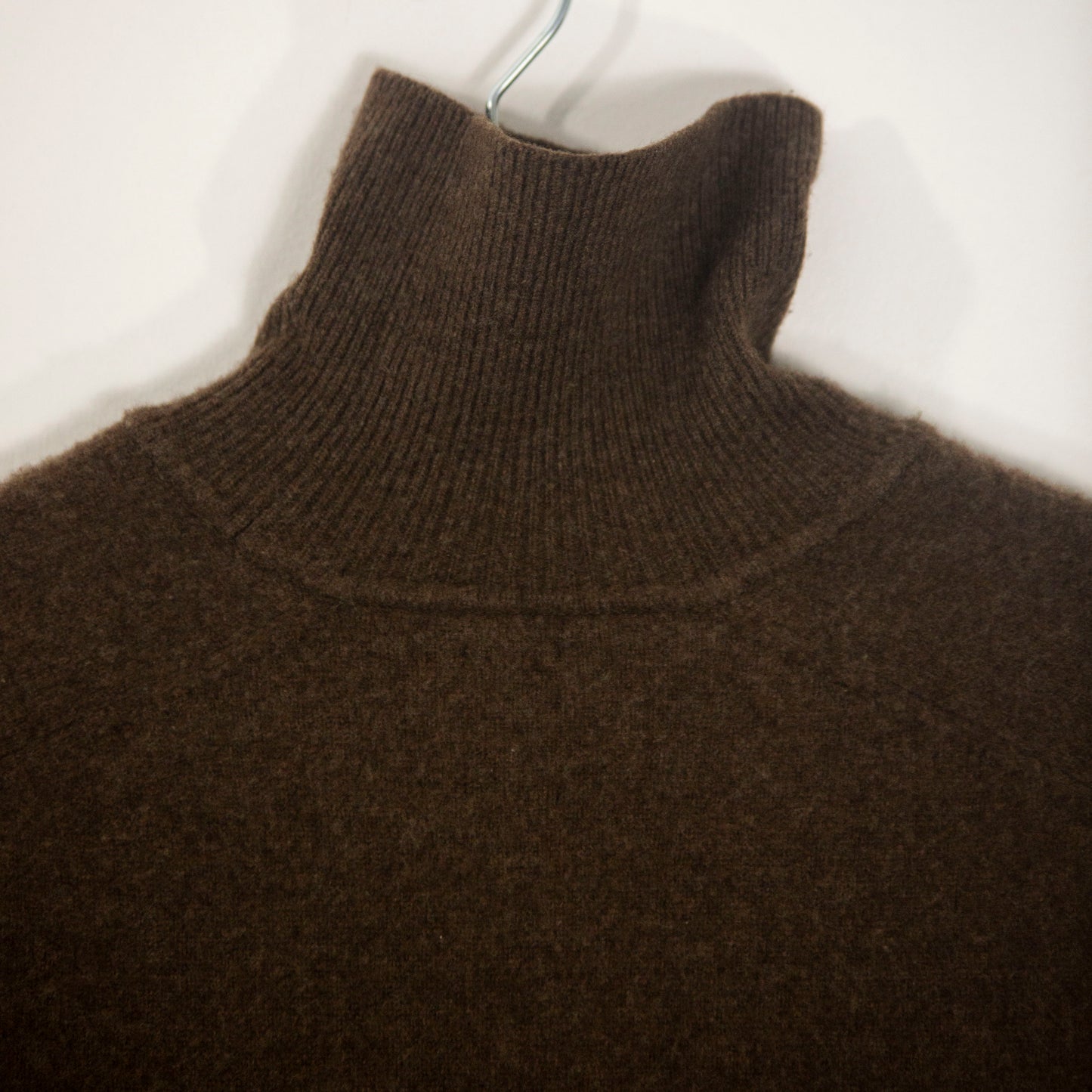 Pull col roulé en laine