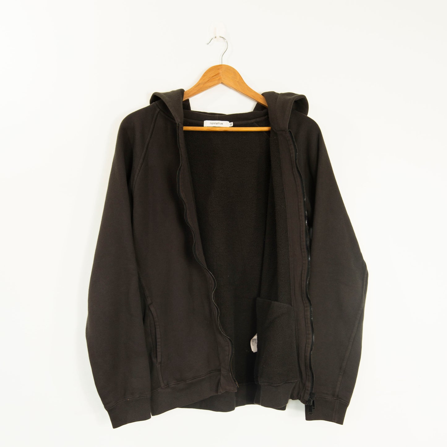 Sweat à capuche double zip