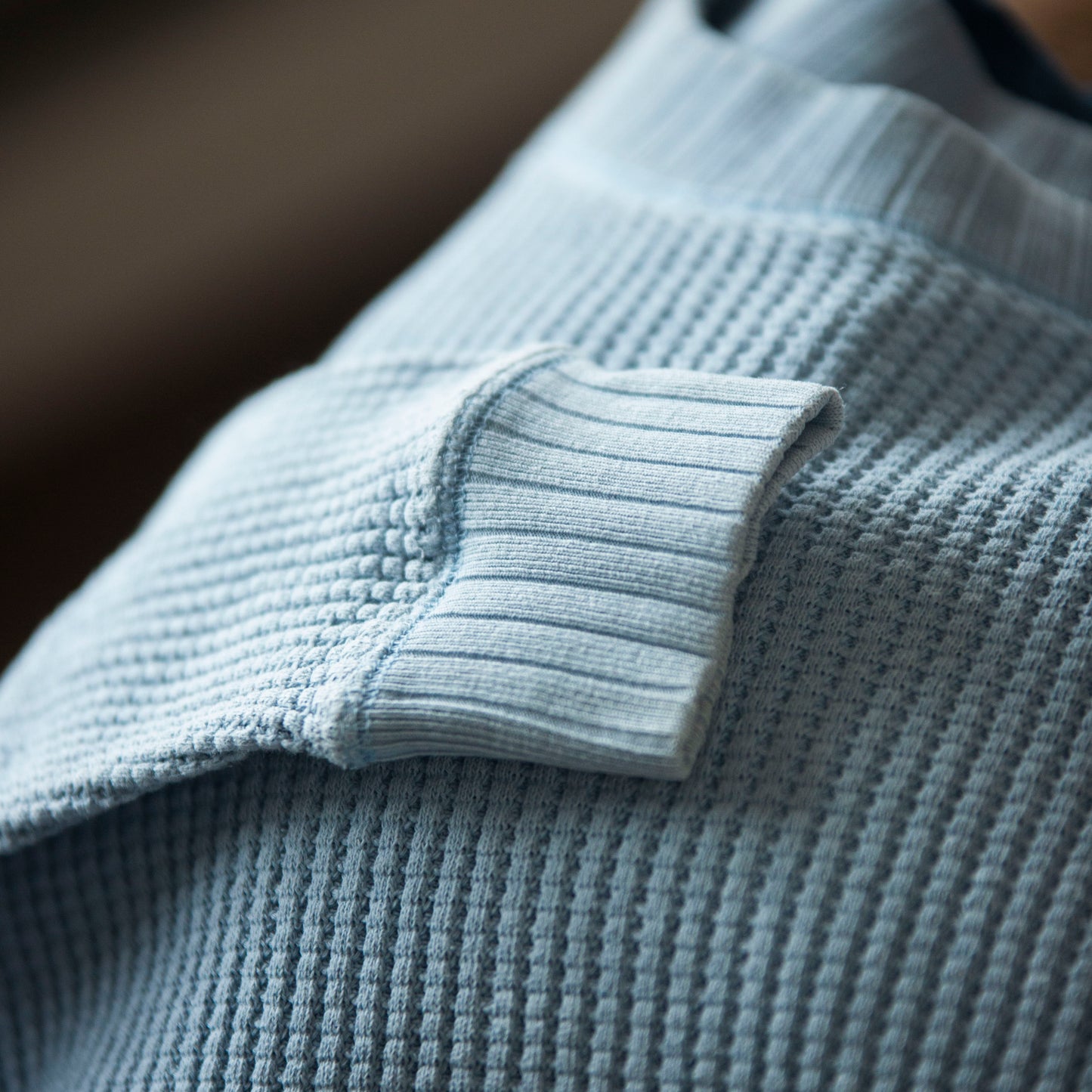 Pull gauffré