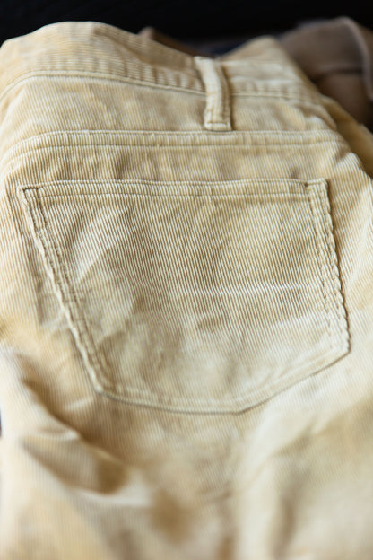 Short en velours côtelé