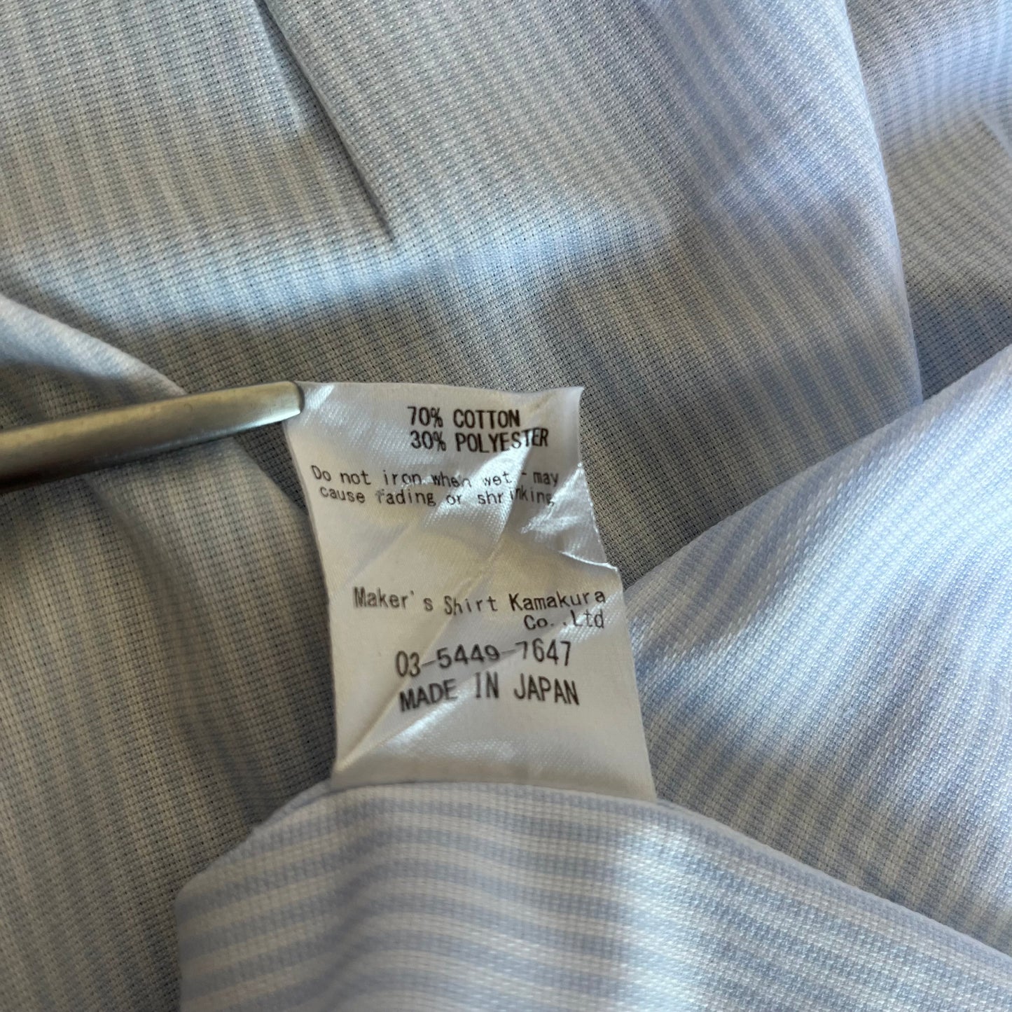 Chemise col bouttoné