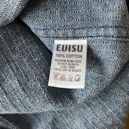 Chemise colorée rayée en coton épais