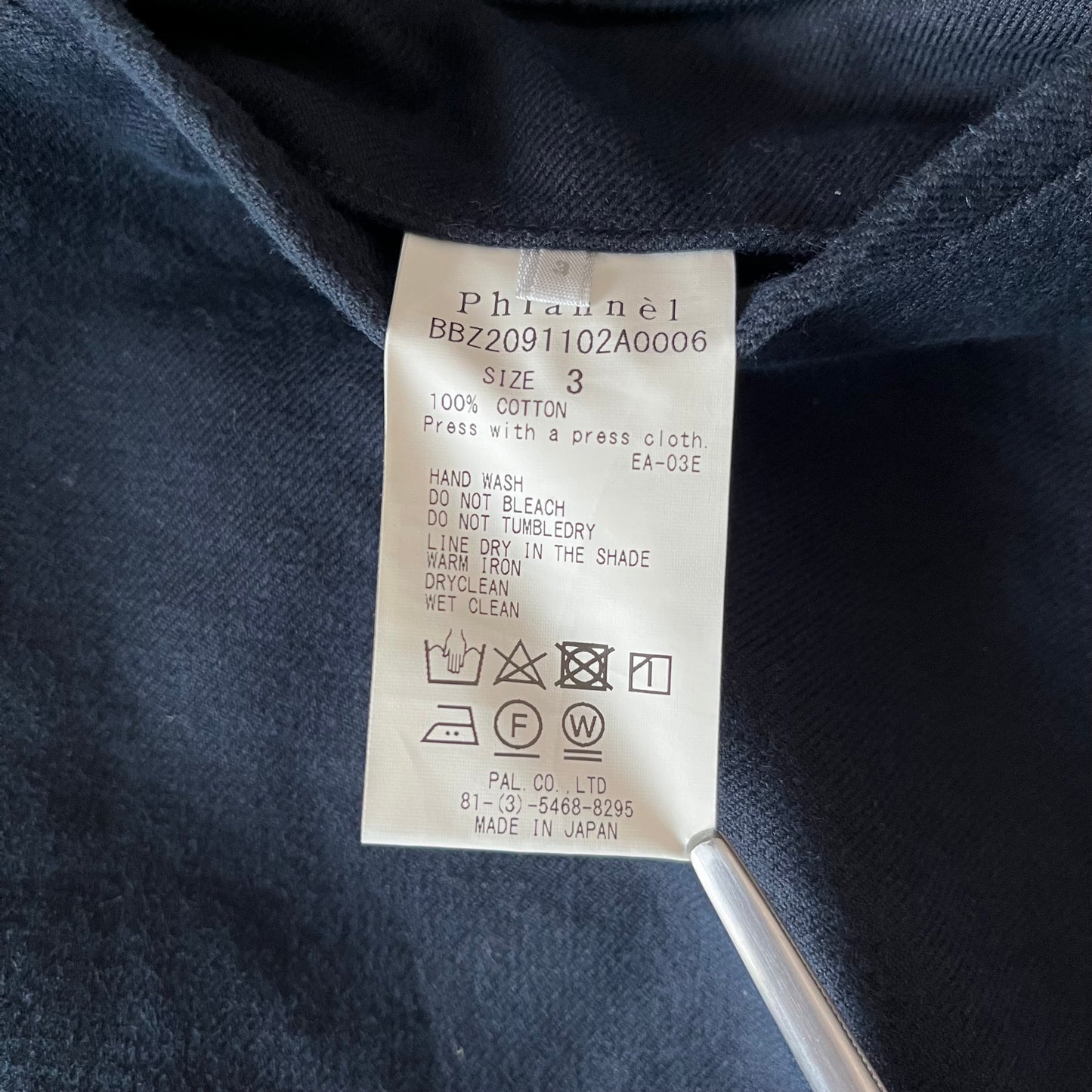 Chino en coton épais