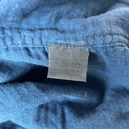 Chemise indigo gaze de coton