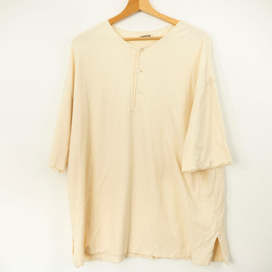 T-shirt henley à manches courtes
