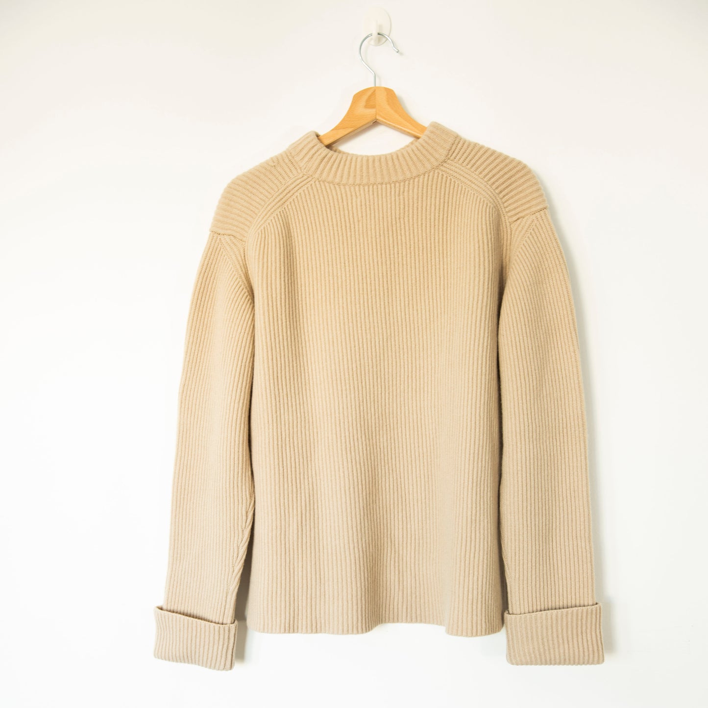Pull en laine col montant