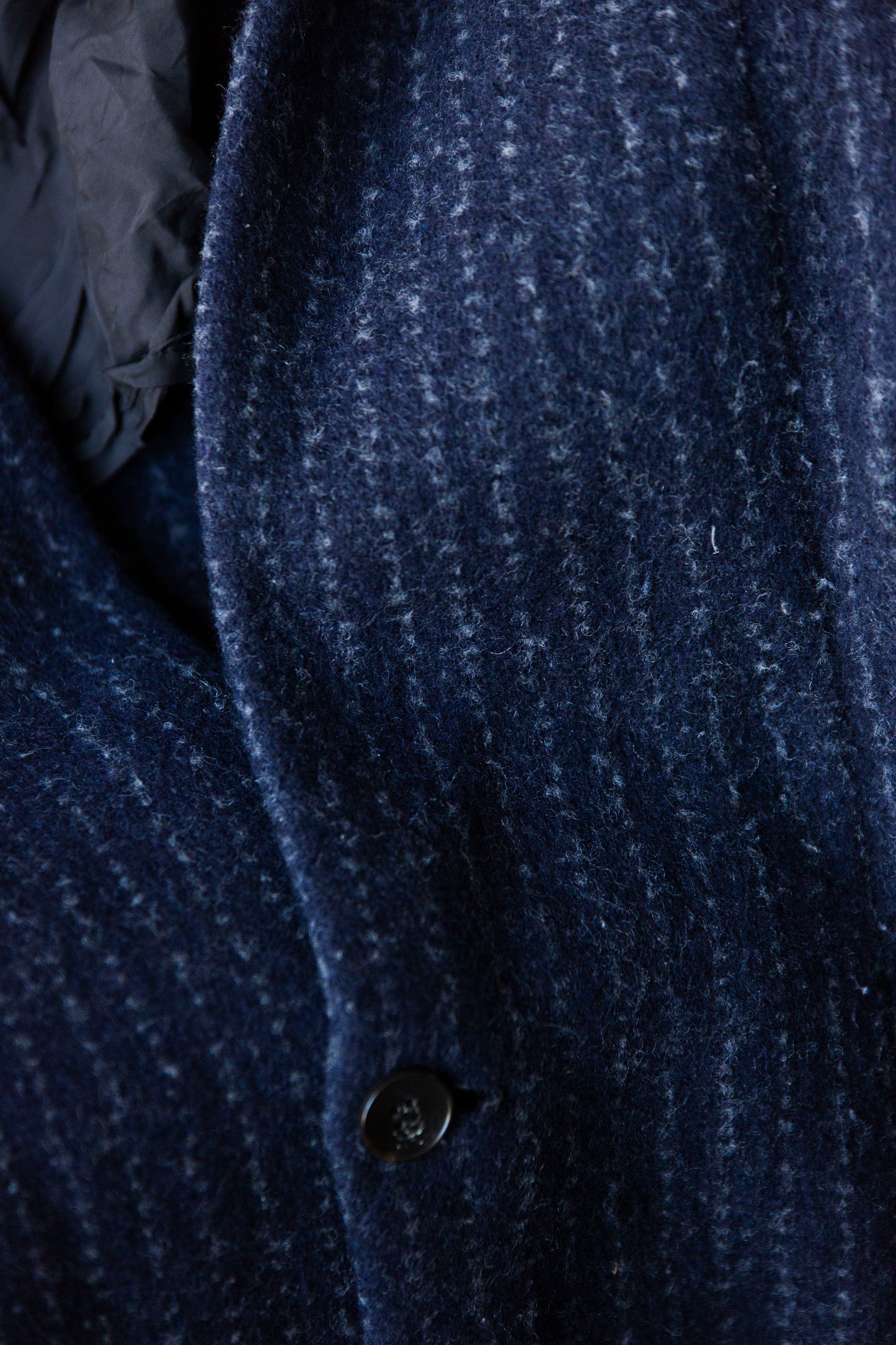 Manteau en laine à col châle