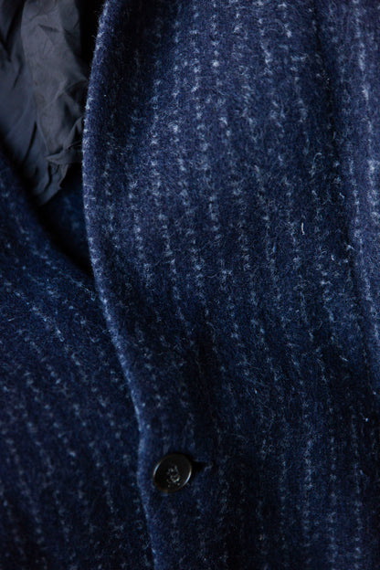 Manteau en laine à col châle