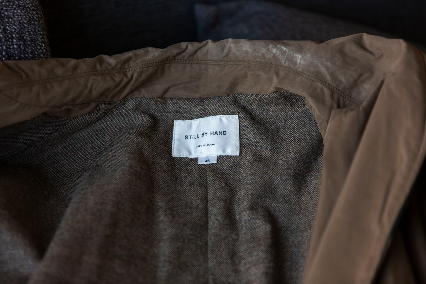 Manteau col châle