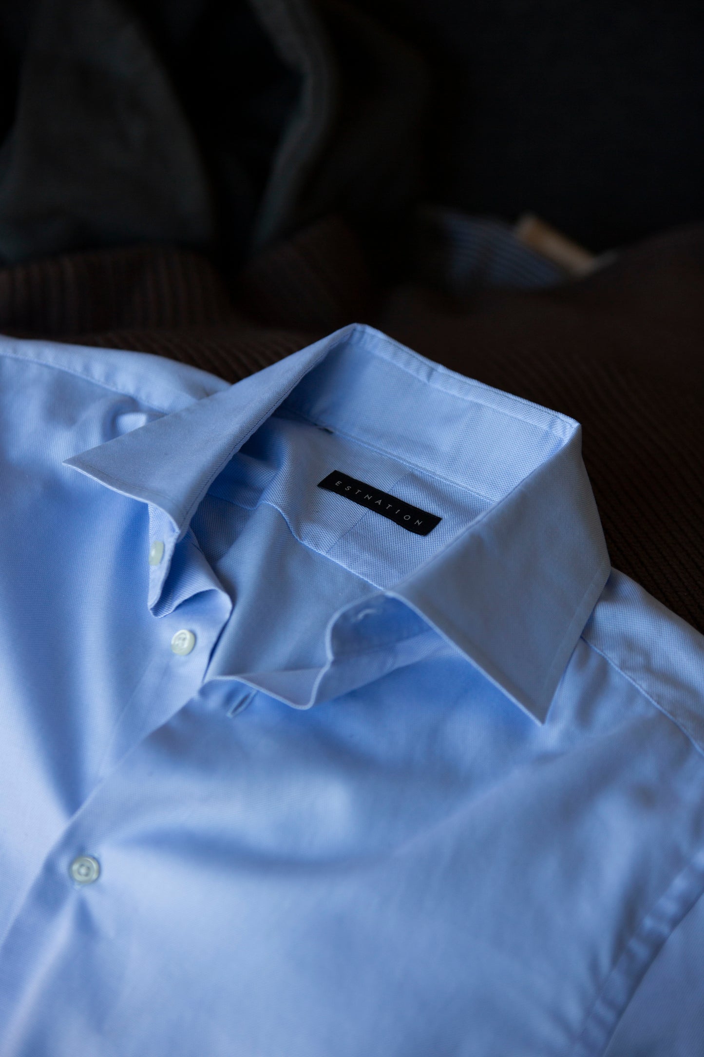 Chemise oxford col boutonné