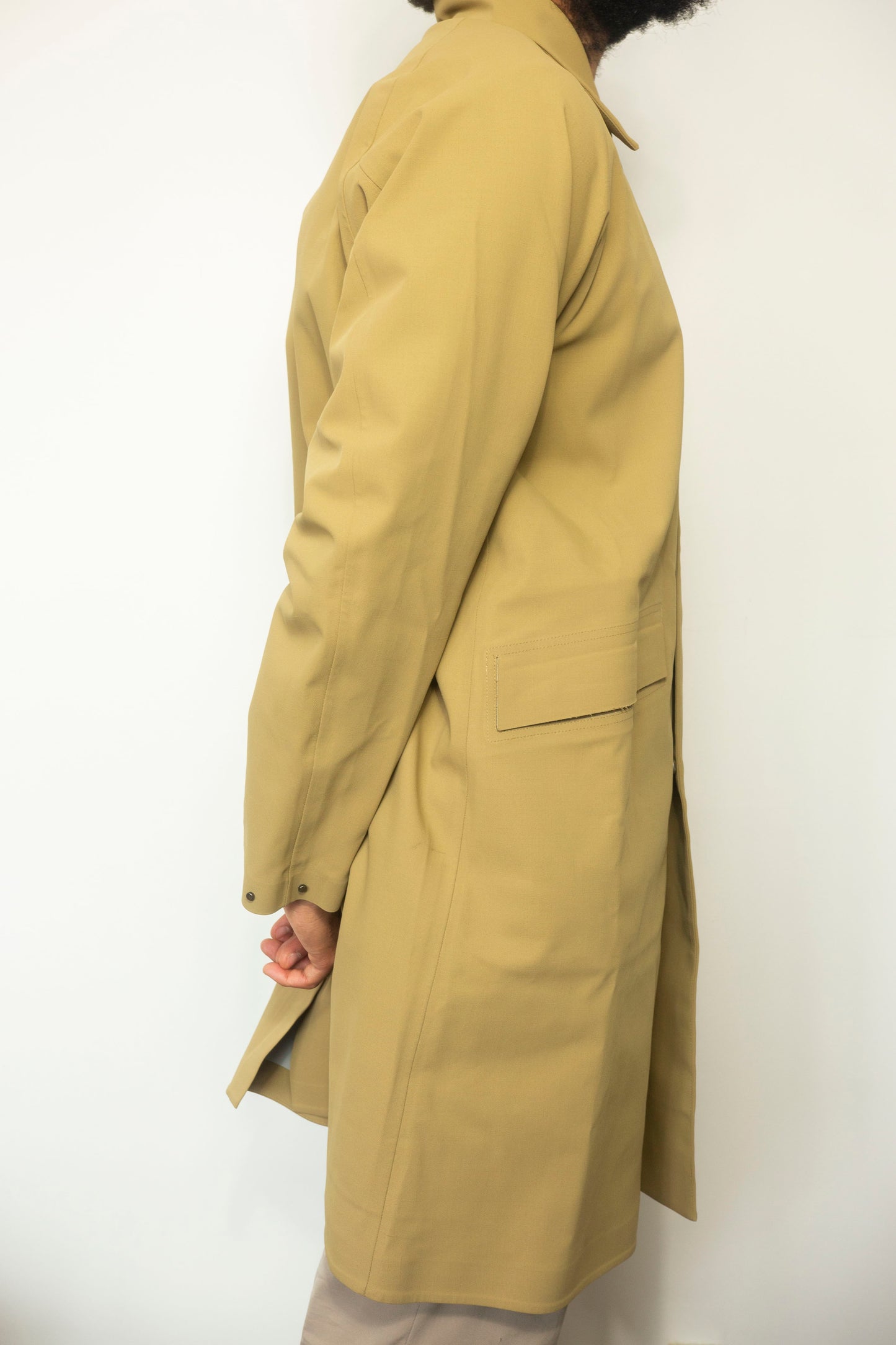 Manteau à col montant